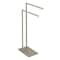 Kingston Brass SCC8328 Edenscape Pedestal Dual Towel Rack, Brushed Nickel SCC8328 - alternate 1
